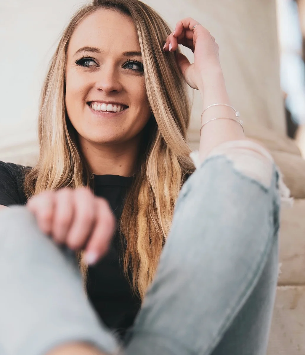 Young woman smiling